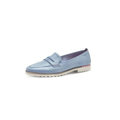 Abbildung von Tamaris Slipper, Damen, Größe: 37, Light blue Leder