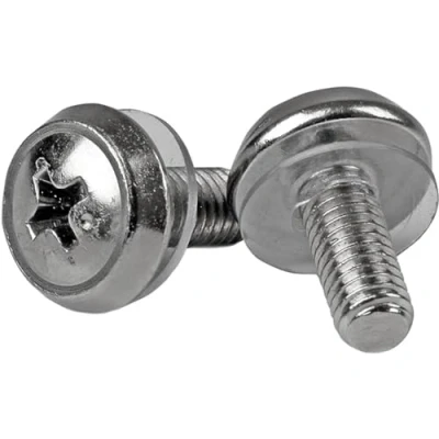 Abbildung von StarTech.com M5 x 12mm Montageschrauben 100er Pack Schrauben für Server Rack und Serverschrank