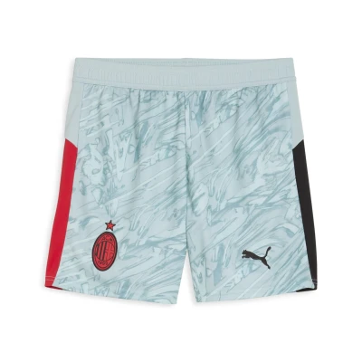 Abbildung von Puma AC Milan 25/26 Torwartshorts Teenager Für Kinder Mit Other Pattern Modern Mint/Red Größe: 5 6Y
