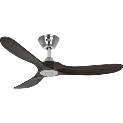 Abbildung von Deckenventilator Eco Genuino 122 chrom/nussbaum