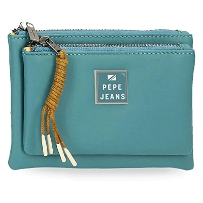 Abbildung von Pepe Jeans Bea Purse Kulturbeutel Blau 17x9x2 cm Kunstleder
