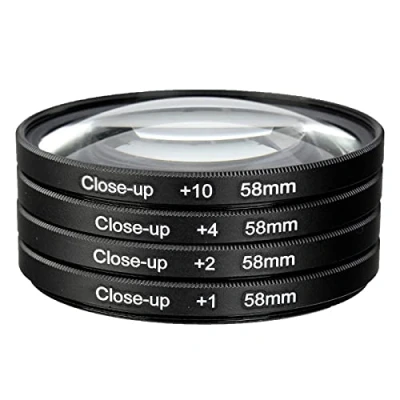 Abbildung von Lens Filter Makro close up Linsenfilter + 1 2 4 10 Kit 46mm 49mm 52mm 55mm 58mm 62mm 67mm 72mm 77mm 82mm Zubehör(77mm)
