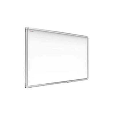 Abbildung von Allboards, magnetisches Whiteboard mit Expo Alurahmen, trocken abwischbar und beschreibbar, wandmontierbar, 90 x 60 cm.