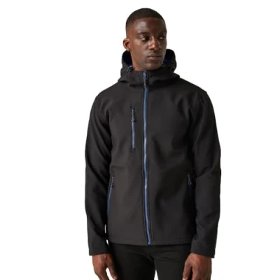Abbildung von Regatta Herren Professionelle Navigate Softshelljacke Softshell Jacke, schwarz/grau, XL