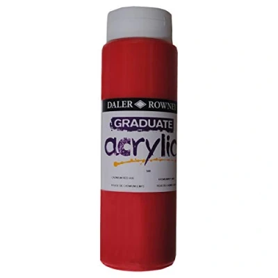 Abbildung von Daler Rowney Graduate Acrylfarbe 500 ml Cadmium Red Hue