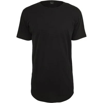 Abbildung von Mister Tee Men&#039;s MTXX11 Shaped Long T Shirt, Black, L
