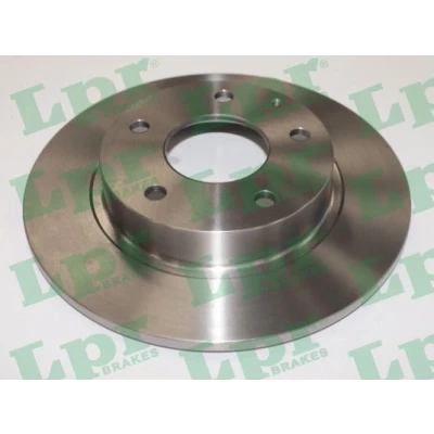 Abbildung von LPR Bremsscheibe MAZDA: 3 Schrägheck, Limousine 9mm 5 loch voll M5042P M5042P,B45G26251A,BJS726251B Bremsscheiben, Scheibenbremsen