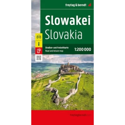 Abbildung von Slowakei, Straßen und Freizeitkarte 1:200.000, freytag &amp; berndt (freytag Auto + Freizeitkarten)