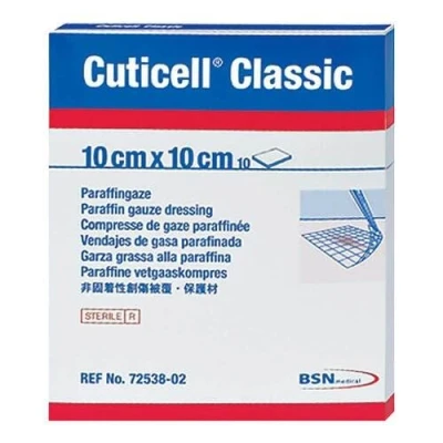 Abbildung von Cuticell Classic Wundgaze 10x10 cm 10 St