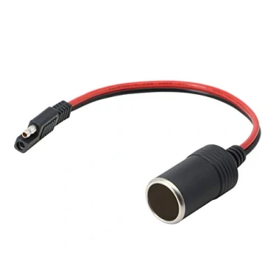 Abbildung von CERRXIAN 12/24 V SAE Zigarettenanzünder Buchse auf Adapter, Schnelltrennung, 14 AWG Gauge