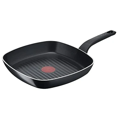 Abbildung von Tefal Grillpfanne &quot;Easy Cook &amp; Clean&quot;, Aluminium, (1 tlg.), Antihaft, Thermo Signal, alle Herdarten außer Induktion