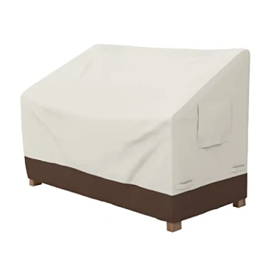 Abbildung von Amazon Basics Abdeckung für 2 Sitzer, Bank, Beige, Hellbraun