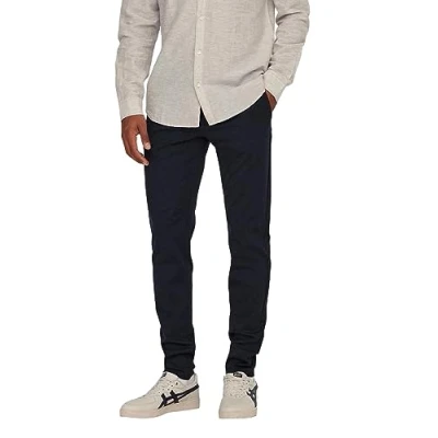 Abbildung von Only &amp; Sons Onsmark SLIM TAP Chino, Herren, Größe: 28x30, Dress blues