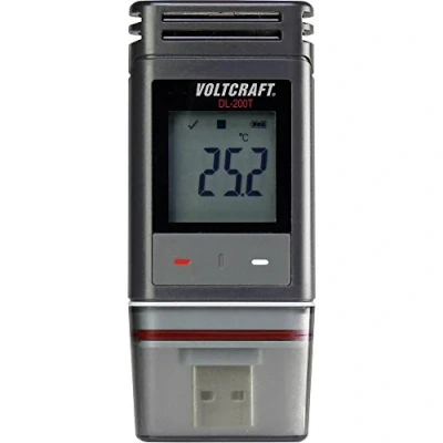 Abbildung von VOLTCRAFT DL 200 T 200T Temperatur Datenlogger Messgröße 30 bis +60 C PDF Funktion