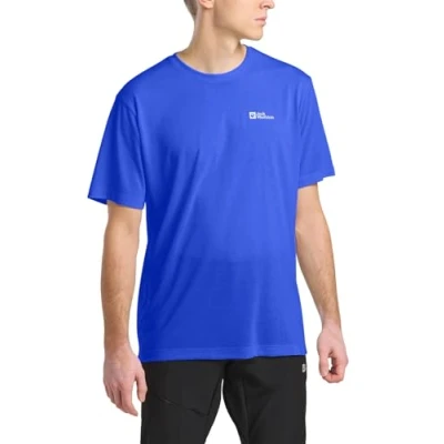 Abbildung von Jack Wolfskin Vonnan SS Sport Tshirt, Herren, Größe: Small, Vibrant blue