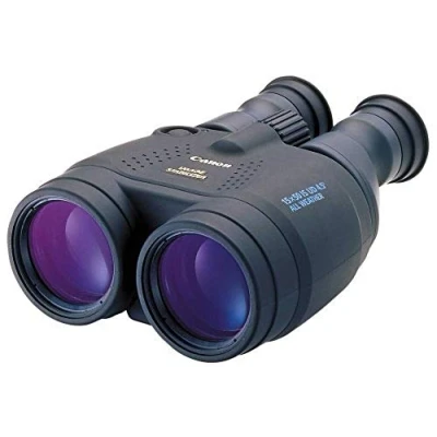 Abbildung von Canon 15x50 IS Allwetter Fernglas (15 fache Vergrößerung, wetterfest, Feldstecher, Präzisionsoptik, Bildstabilisator, manuelle Fokussierung, Dioptrinkorrektur, Porroprisma II), schwarz