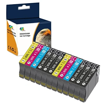 Abbildung von OGOUGUAN 12 Druckerpatronen kompatibel für Epson 503 XL Expression Home XP 5200 5205 Workforce WF 2960DWF 2965DWF 2960 2965