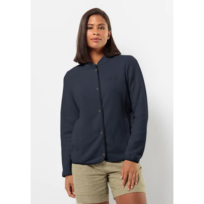 Abbildung von Jack Wolfskin Light CURL Fleecejacke, Damen, Größe: Large, Night blue