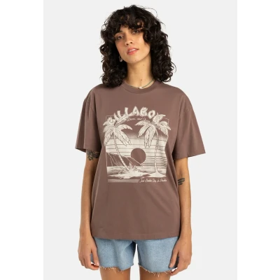 Abbildung von Billabong Tshirt print, Damen, Größe: Small, Brown