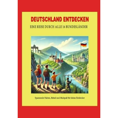 Abbildung von Deutschland entdecken: Eine Reise durch alle 16 Bundesländer: Spannende Fakten, Rätsel und Malspaß für kleine Entdecker