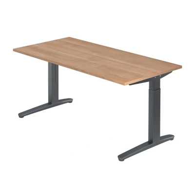 Abbildung von Hammerbacher Schreibtisch XB16 Nussbaum/Graphit