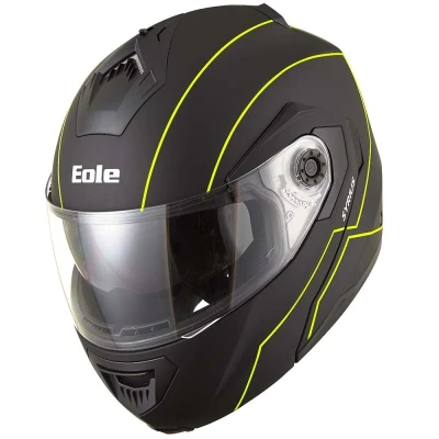 Abbildung von EOLE SYRIUSY002 Klapphelm gelb/schwarz M, 57 58 cm ECE 22.06