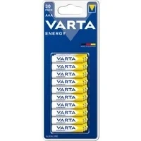 Abbildung von VARTA 30 er Pack ENERGY AAA Micro Batterie Set, made in Germany Batterie, LR03 (30 St)
