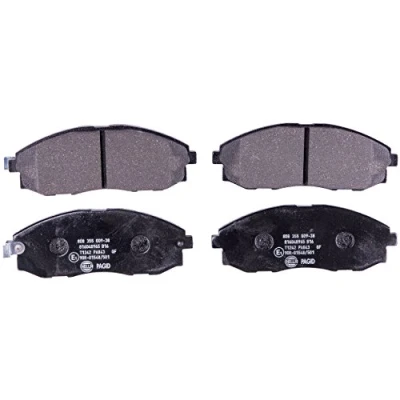 Abbildung von HELLA 8DB 355 009 381 Bremsbelagsatz mit akustischer Verschleißwarnung HYUNDAI: H 1 Kastenwagen, / Starex MPV