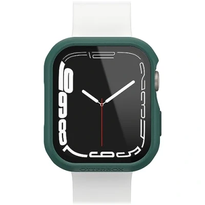 Abbildung von OtterBox Eclipse Bumper mit integrierter Displayschutzglas für Apple Watch Series 9/8/7 45mm, gehärtetes Glas, stoßfeste, sturzsichere und schlanke Schutzhülle Watch, Hellgrün