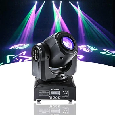 Abbildung von ZKYMZL 30W LED Moving Head Bühnenlicht Beam dmx512 Partylichter Spot Licht Lampe 8 Muster Lichteffekt für Bar Party Halloween Weihnachten Hochzeit Disco...
