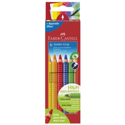 Abbildung von Faber Castell Buntstift Buntstifte &#039;Jumbo Grip&#039;, (6 tlg)