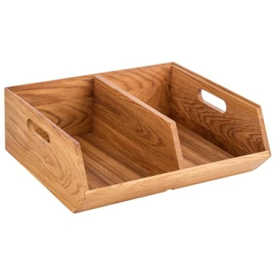 Abbildung von APS 11729 Buffet Box, 35 x 31 cm, H: 12,5 cm Eichenholz, geölt