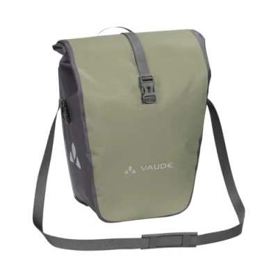 Abbildung von VAUDE Fahrradtasche für Gepäckträger Aqua Back Single 1 x 24 L in Khaki, Hinterradtasche wasserdicht, Fahrrad Gepäckträgertasche hinten, einfache Befestigung Made Germany