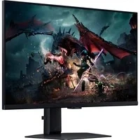 Abbildung von Samsung Odyssey G50D QHD Gaming Monitor, 27 Zoll, Bildschirm mit Fast IPS Panel, 2.560 x 1.440 Pixel, AMD FreeSync, Bildwiederholrate 180 Hz, Reaktionszeit 1 ms (G/G)
