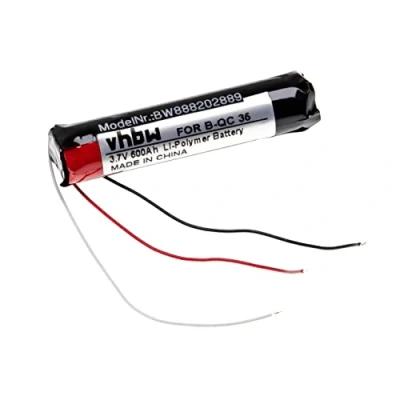 Abbildung von vhbw Akku kompatibel mit Bose QC35, QC35 II, QC 45 Wireless Headset Kopfhörer (600 mAh, 3,7 V, Li Polymer)