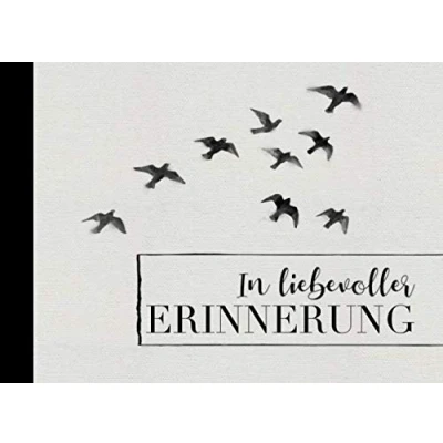 Abbildung von In liebevoller Erinnerung: Blanko Kondolenzbuch für Trauergäste