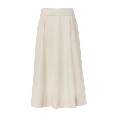 Abbildung von comma Alinienrock, Damen, Größe: 34, Beige