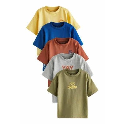 Abbildung von Next 5 PACK Tshirt basic für Kinder, Größe: 68, Multi