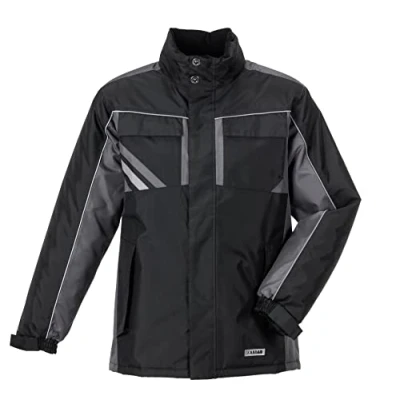 Abbildung von Planam Highline Herren Winterjacke schwarz schiefer zink Modell 2720 Größe XS