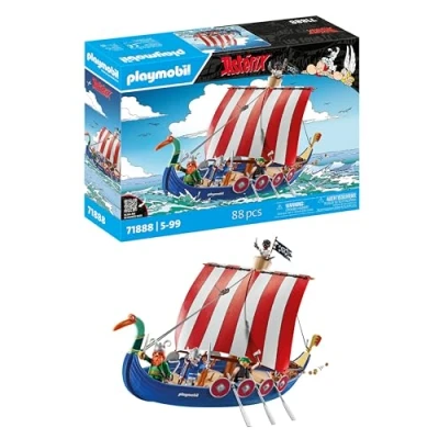 Abbildung von Playmobil® Asterix: Piratenschiff (71888), Playmobil Asterix Konstruktions Spielset, (88 St), Made in Germany
