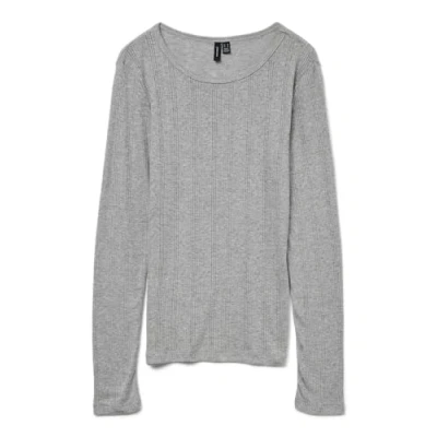 Abbildung von Vero Moda Langarmshirt, Damen, Größe: XS, Light grey melange