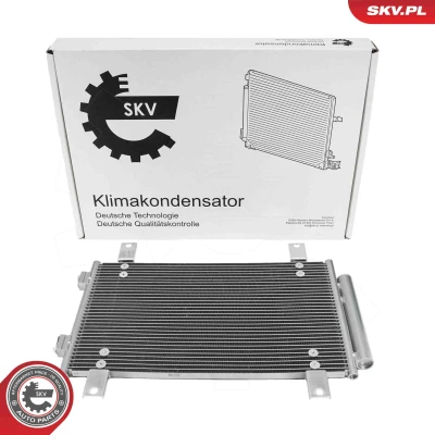 Abbildung von ESEN SKV 86SKV552 Klimakondensator mit Trockner Aluminium 578mm FIAT: Ducato II Pritsche/Fahrgestell, Bus, PEUGEOT: Boxer Kastenwagen