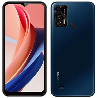 Abbildung von OUKITEL Android 12 Smartphone ohne Vertrag C31 PRO, 4GB+64GB, DUAL SIM+SD (3 Kartensteckplatz), Helio P22 Qcta Core Günstiges Handy, 5150mAh Akku, 6,52’’ HD+, 5MP+13MP Kamera, Fingerabdruck Blau
