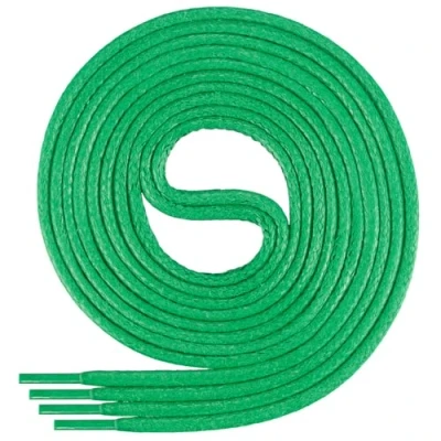 Abbildung von Di Ficchiano gewachste runde grüne Schnürsenkel, Schuhband, Laces, Durchmesser 2 4 mm für Businessschuhe, Anzugschuhe und Lederschuhe Farbe: green Länge: 75cm