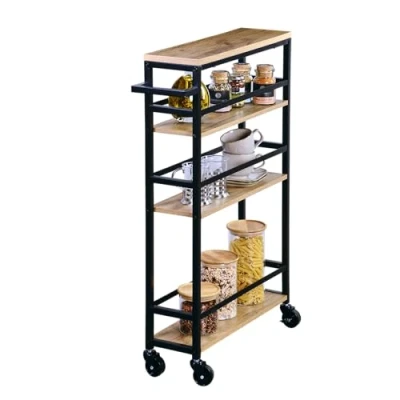 Abbildung von KESPER® Regalwagen Nischenregal Regal Wagen auf Rollen Rollwagen, fahrbarer Nischenwagen Rollregal