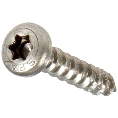 Abbildung von SPAX Edelstahlschraube, 4 x 25 mm, 200 Stück, Vollgewinde, Halbrundkopf, T STAR plus T20, 4CUT, Edelstahl rostfrei A2 0207000400253