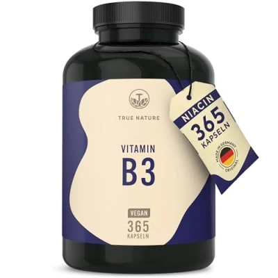 Abbildung von Vitamin B3 365 Kapseln Vegan TRUE NATURE St