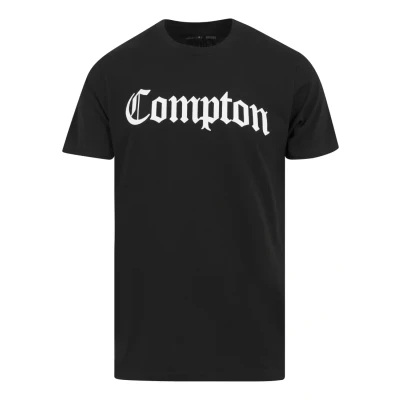 Abbildung von Mister Tee Compton Tshirt print, Herren, Größe: Small, Black