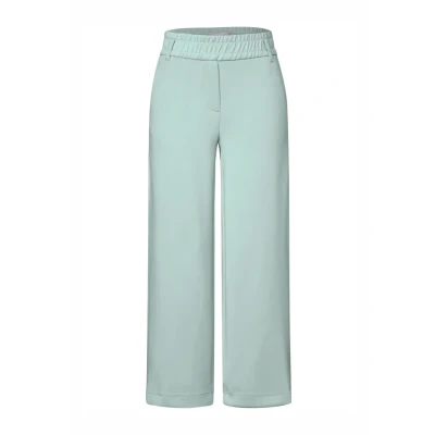 Abbildung von Cecil WIDE LEG Stoffhose, Damen, Größe: Lx26, Grün