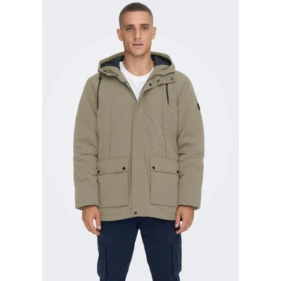 Abbildung von Only &amp; Sons Onsjayden Wintermantel, Herren, Größe: XS, Fallen rock
